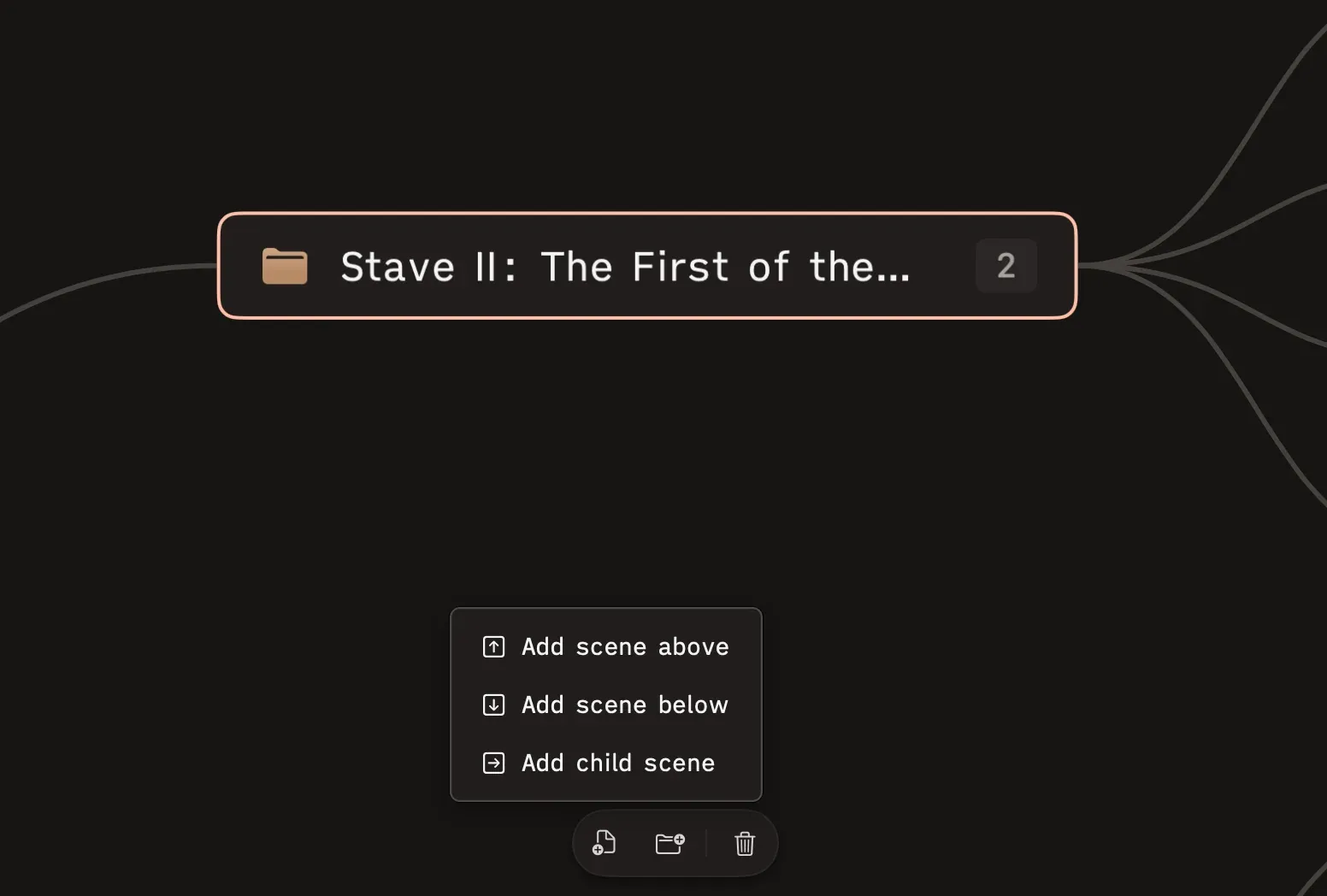 Add item from outline