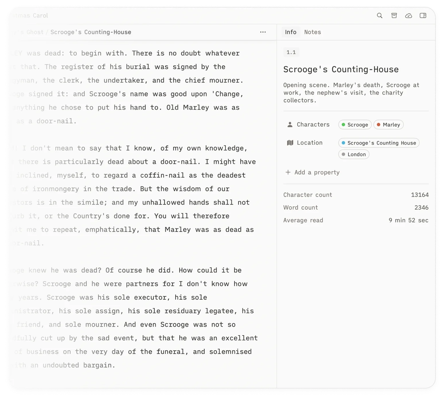 Herbert metadata panel